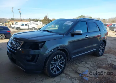 2017 Ford Explorer Platinum z USA, uszkodzony, nr VIN 1FM5K8HT8HGD17505